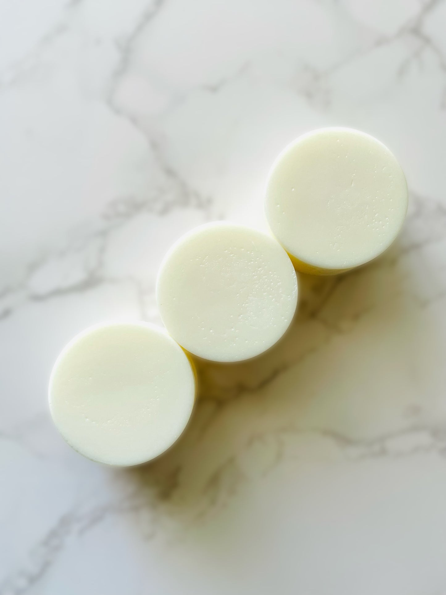 Three bars of solid conditioner.