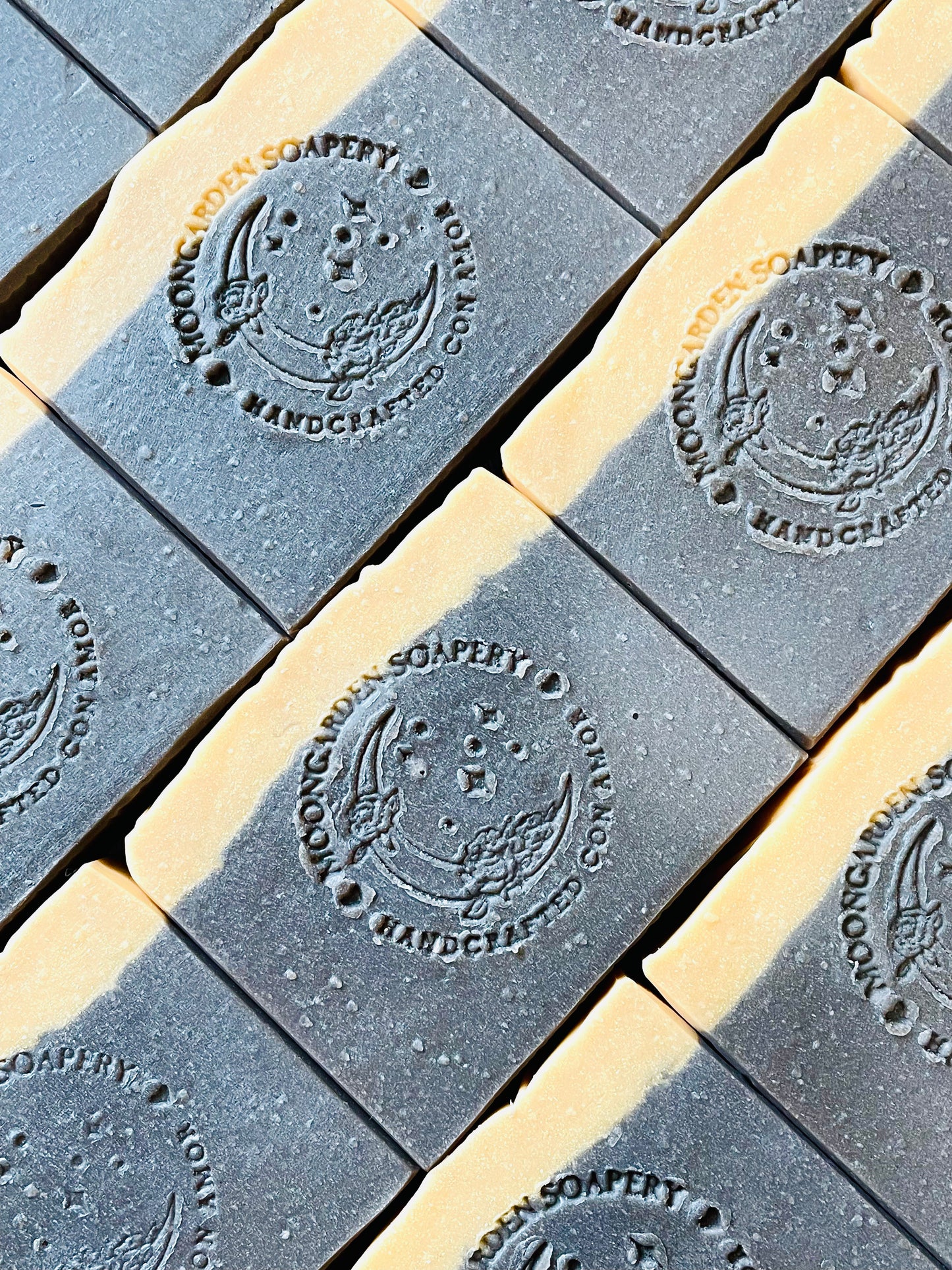 A closeup of some of The Last Golden Ticket bar soaps. 
